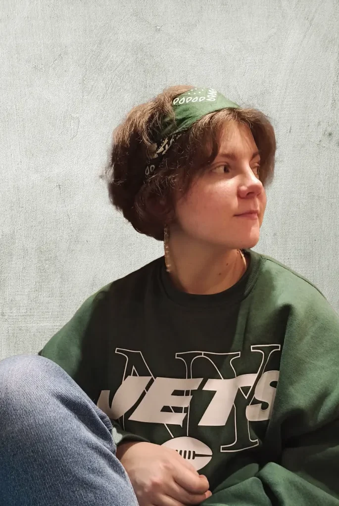 Maria, the graphic designer and author of the website.